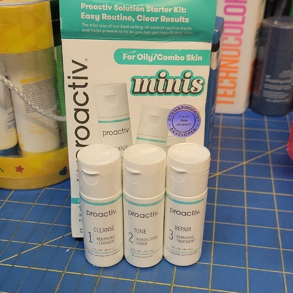 Proactiv Skincare Minis Set of 3 New Sealed Bottles